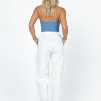 Lista Elastic Pocket Pants White