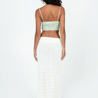 Edin Maxi Skirt White