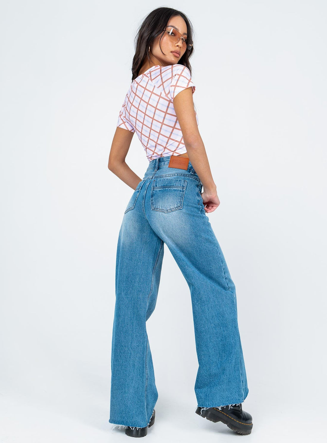 Mora Wide Leg Denim Jeans
