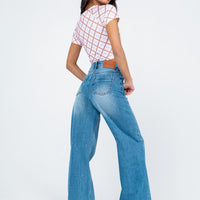 Mora Wide Leg Denim Jeans