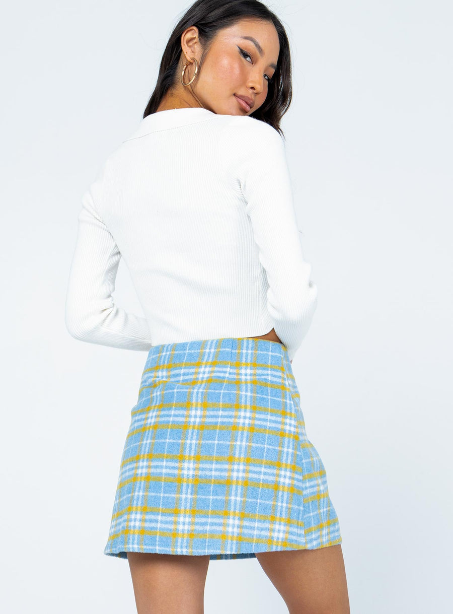 Gracia Mini Skirt Blue