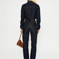 Stallion High Rise Straight Leg Jeans Indigo