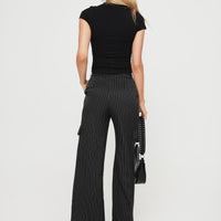 Katow Cargo Pants Black Stripe