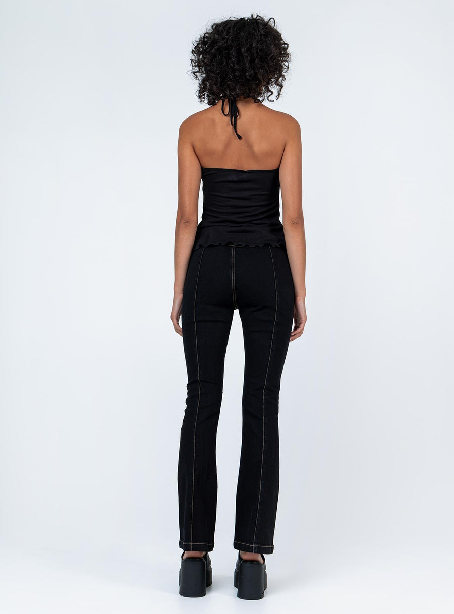 Zia Flare Pants Black