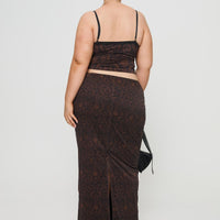 Hostona Maxi Skirt Mutli Curve