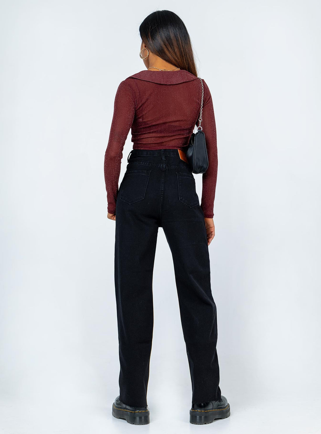 Kalinda Denim Jeans Black