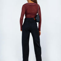 Kalinda Denim Jeans Black