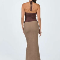Jaynee Maxi Skirt Beige