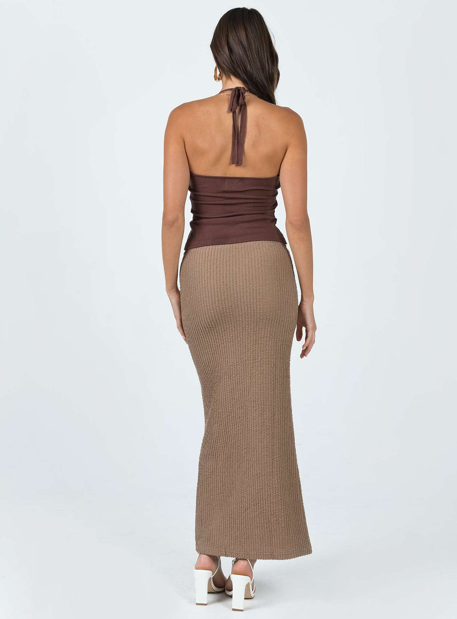 Jaynee Maxi Skirt Beige