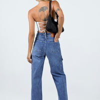 Pimaga Denim Cargo Jeans