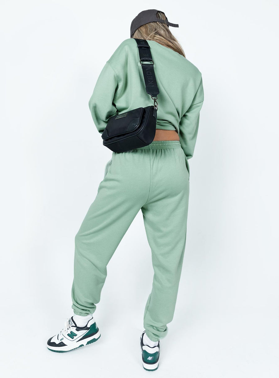 Club Basic Trackpants Sage