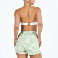Gilda Shorts Green Gingham