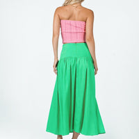 Carol Maxi Skirt Green
