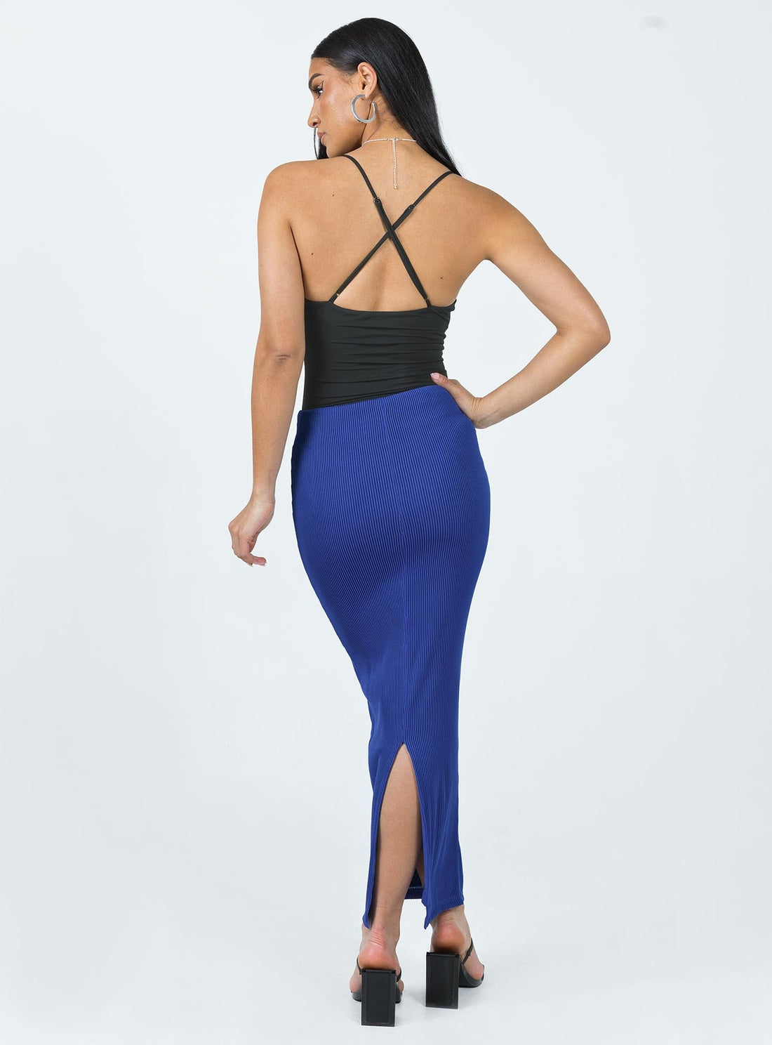 Salte Maxi Skirt Blue