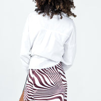 Dillion Mini Skirt Zebra