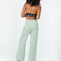 Euros Pants Dark Green