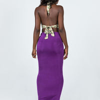 Danna Maxi Skirt Purple