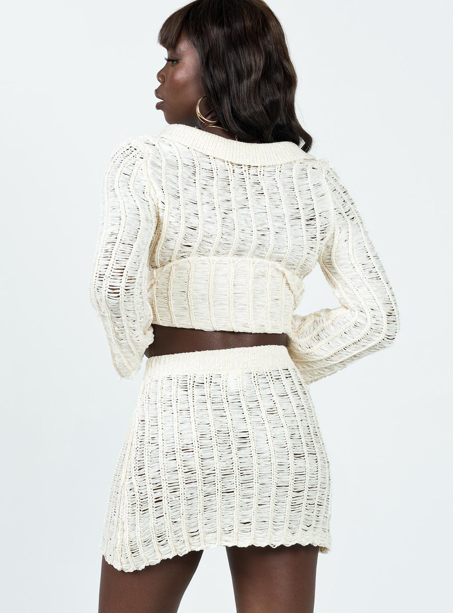 Perfect Places Knit Set Beige