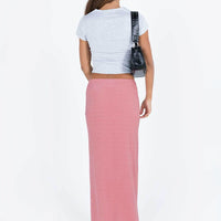 Harriette Maxi Skirt Pink Lurex