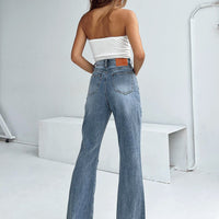 Chandra Flare Jeans Mid Wash Denim