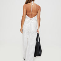 Marjorie Linen Set White