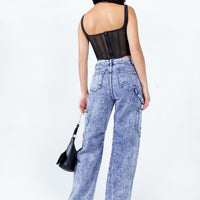 Miami Vice Pant Dark Wash Denim