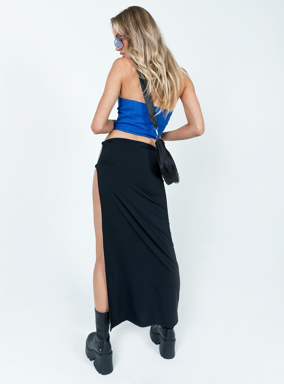 Bobbie Rose Maxi Skirt Black