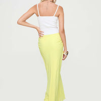 Herrera Maxi Skirt Yellow