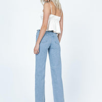 Maverick Mid Waist Jean Denim