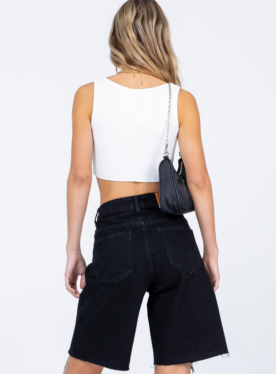 Kiros Denim Shorts Black