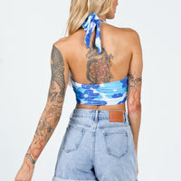 Fern Cuffed Denim Shorts
