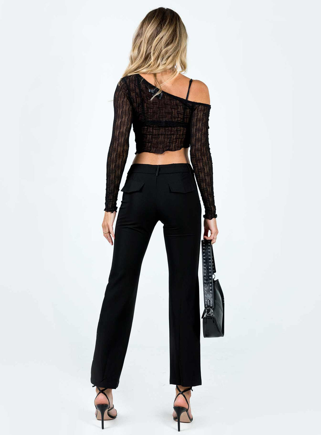 Norton Low Rise Pants Black