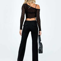 Norton Low Rise Pants Black