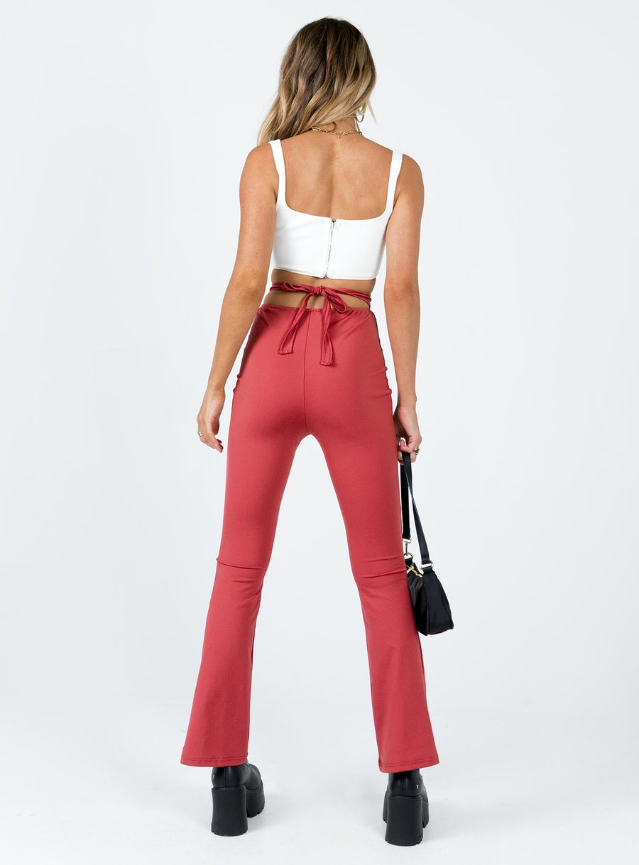 Kyra Pants Red