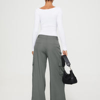 Jeaney Cargo Pants Slate