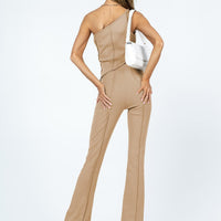 Fayth Ribbed Pants Brown