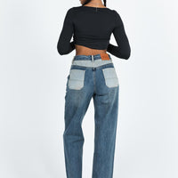 Nataly Jeans Dark Wash Denim