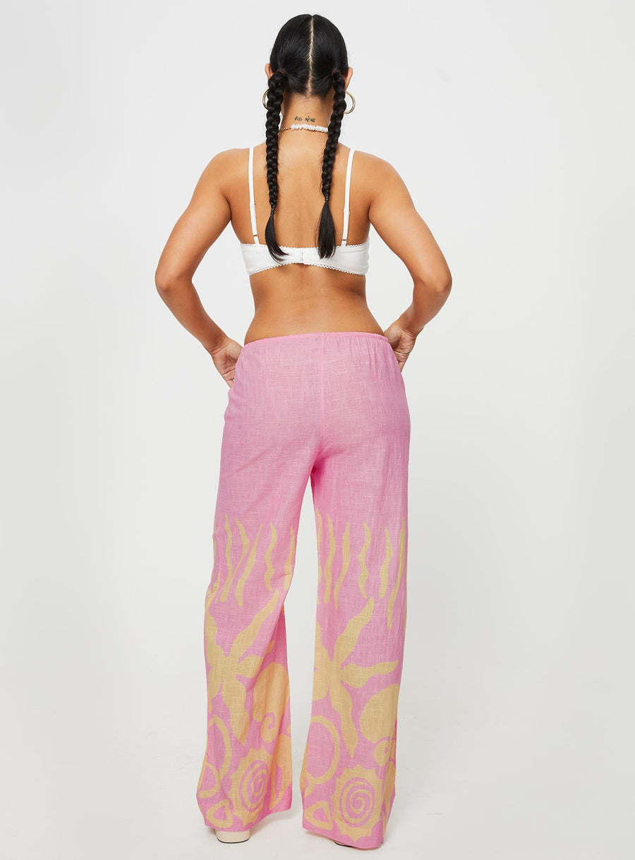 Sollene Pants Pink/yellow