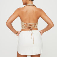 Ogilvie Mini Skirt White