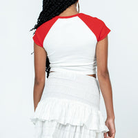 Cailyn Mini Skirt White