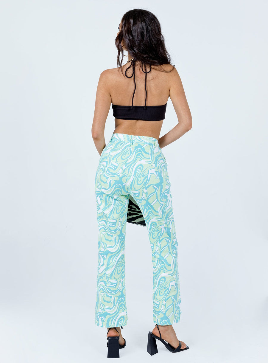 Zaid Pants Green