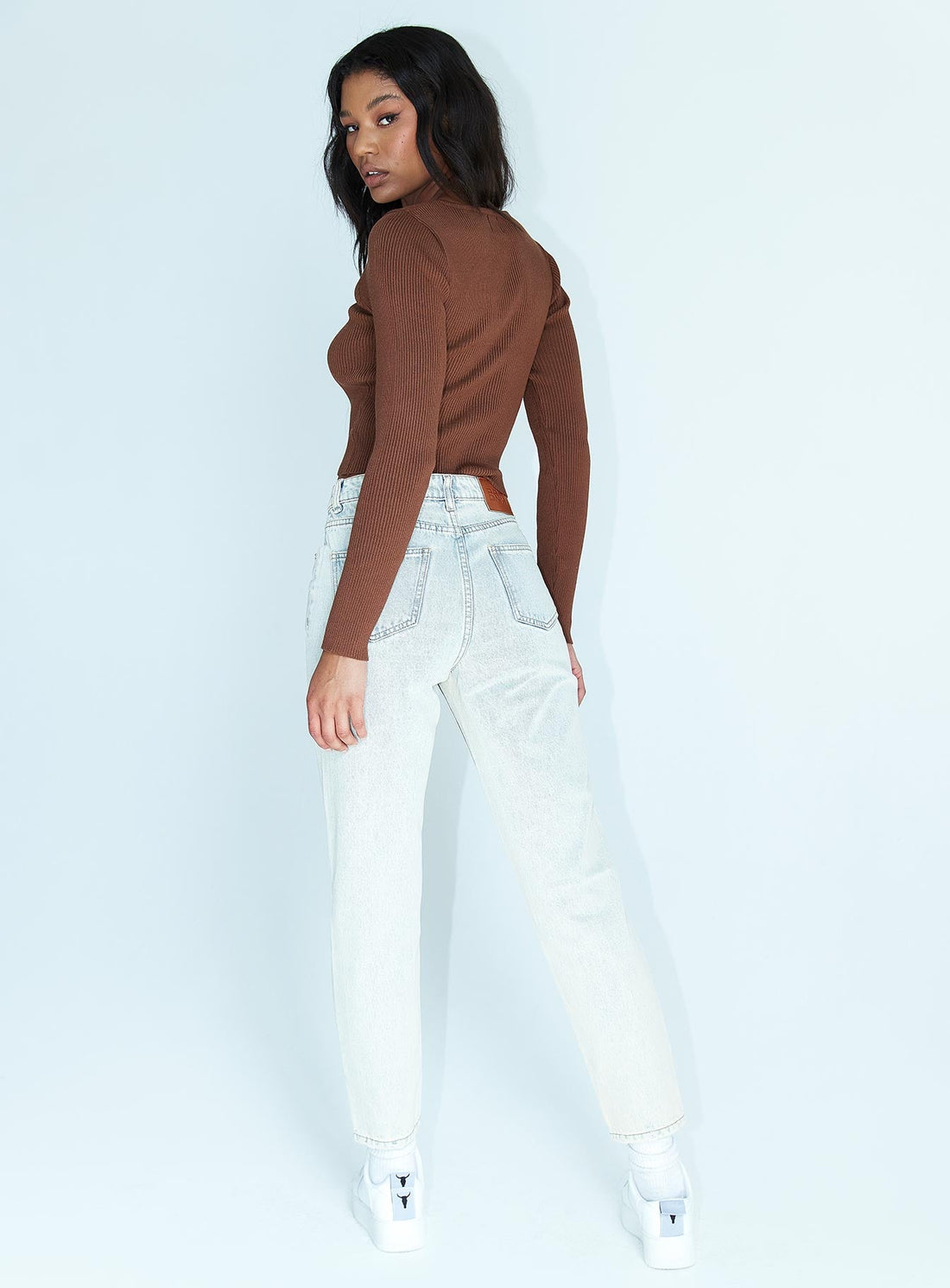 Zaiden Straight Leg Jeans Light Blue Wash Denim