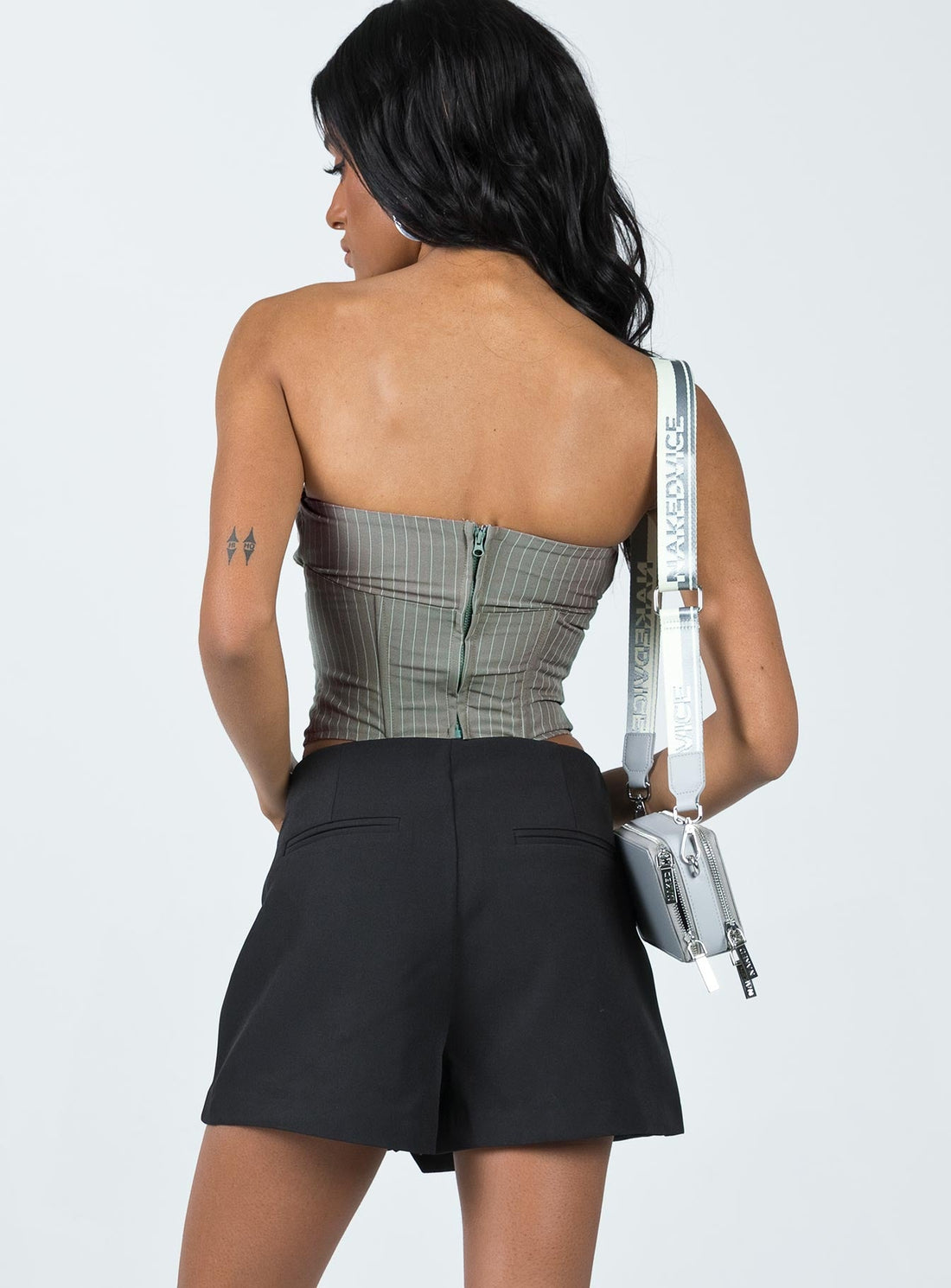 Indianna Cross Over Skort Black