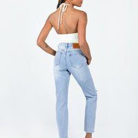 Evelyn Low Rise Denim Jeans