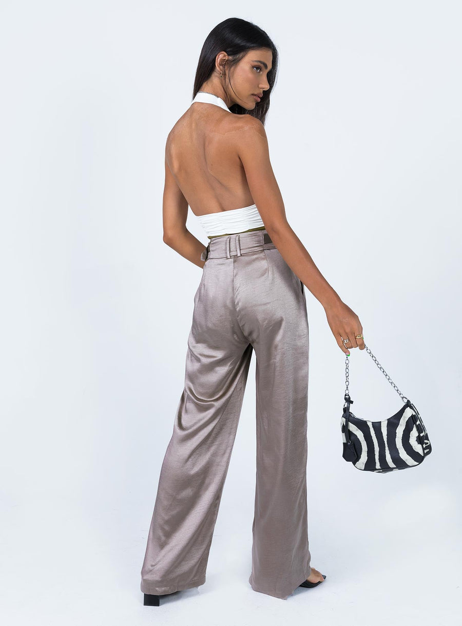 Yasamin Wide Leg Pants Grey