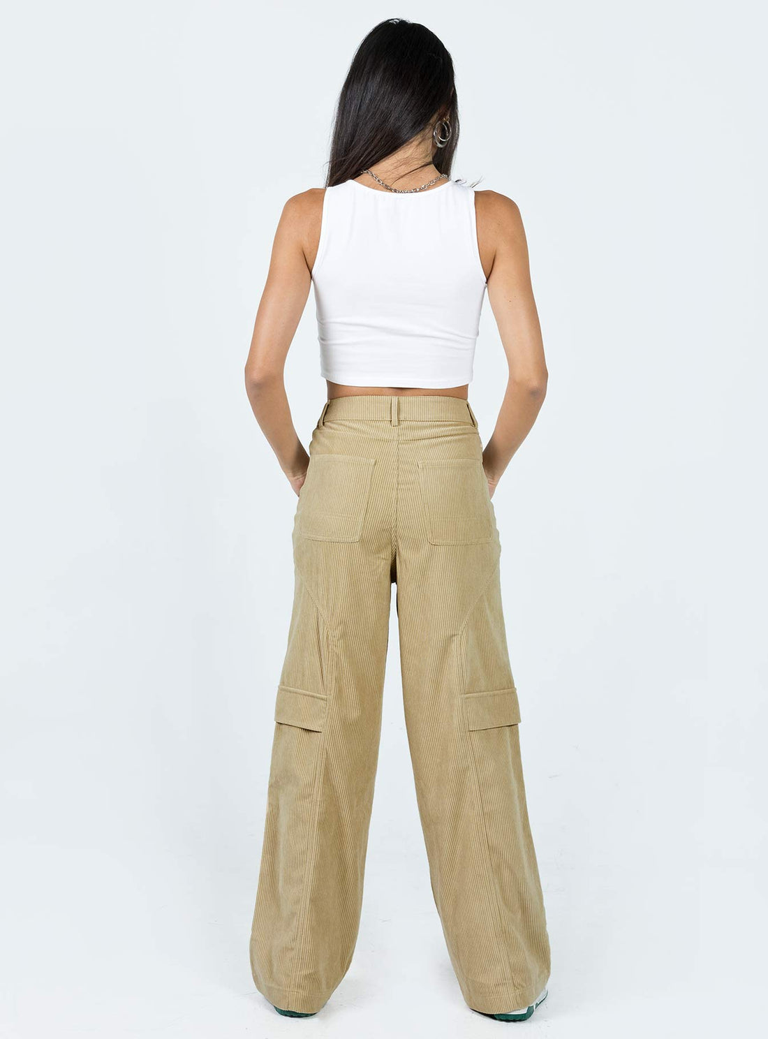 City Loop Cord Pants Beige