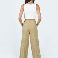 City Loop Cord Pants Beige