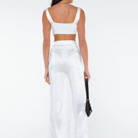 Huxley Satin Set White