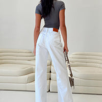 Carey Denim Jeans White