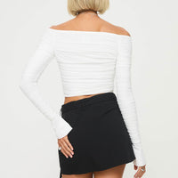 Lawyer Up Mini Skirt Black